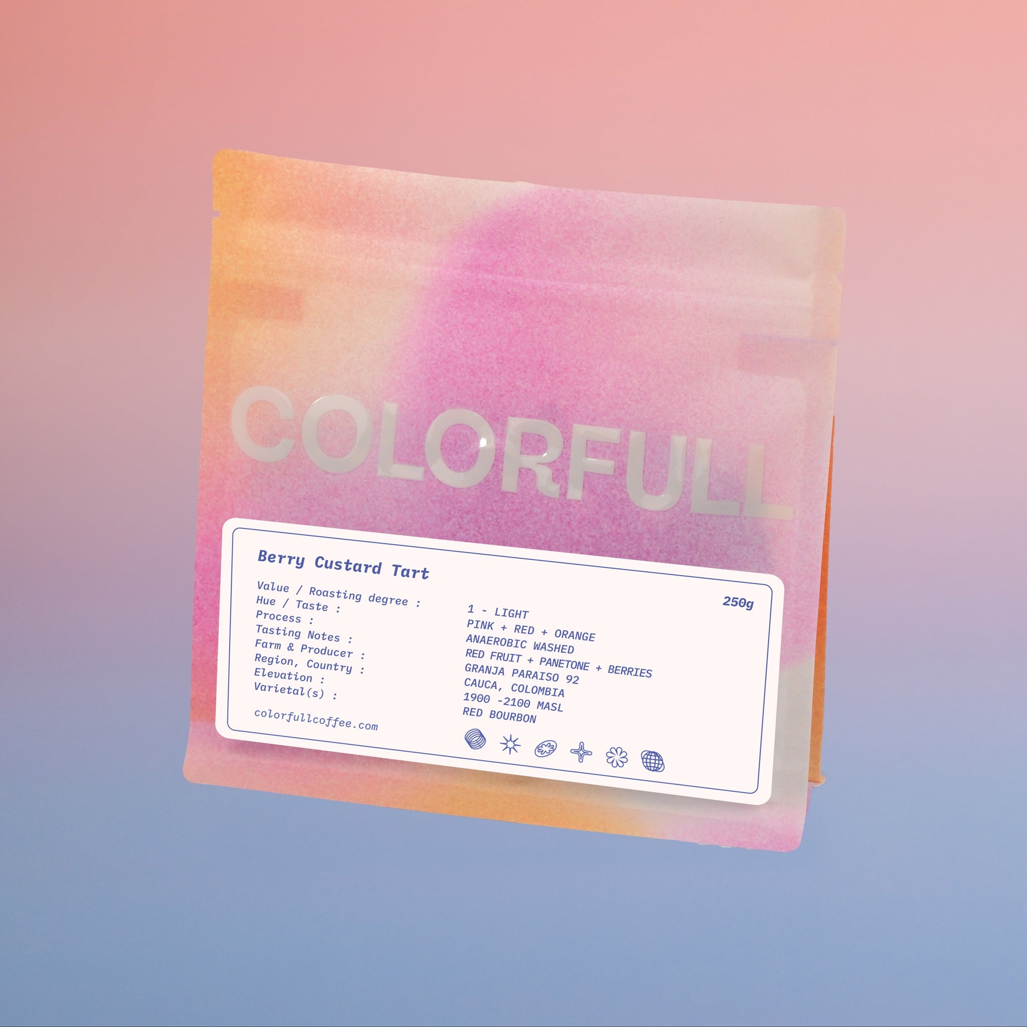 BERRY CUSTART TART - HALF CAF